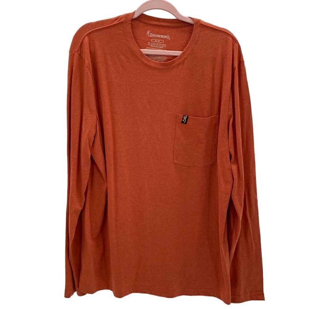 Browning Long Sleeve Crewneck Tee Men’s Size XL